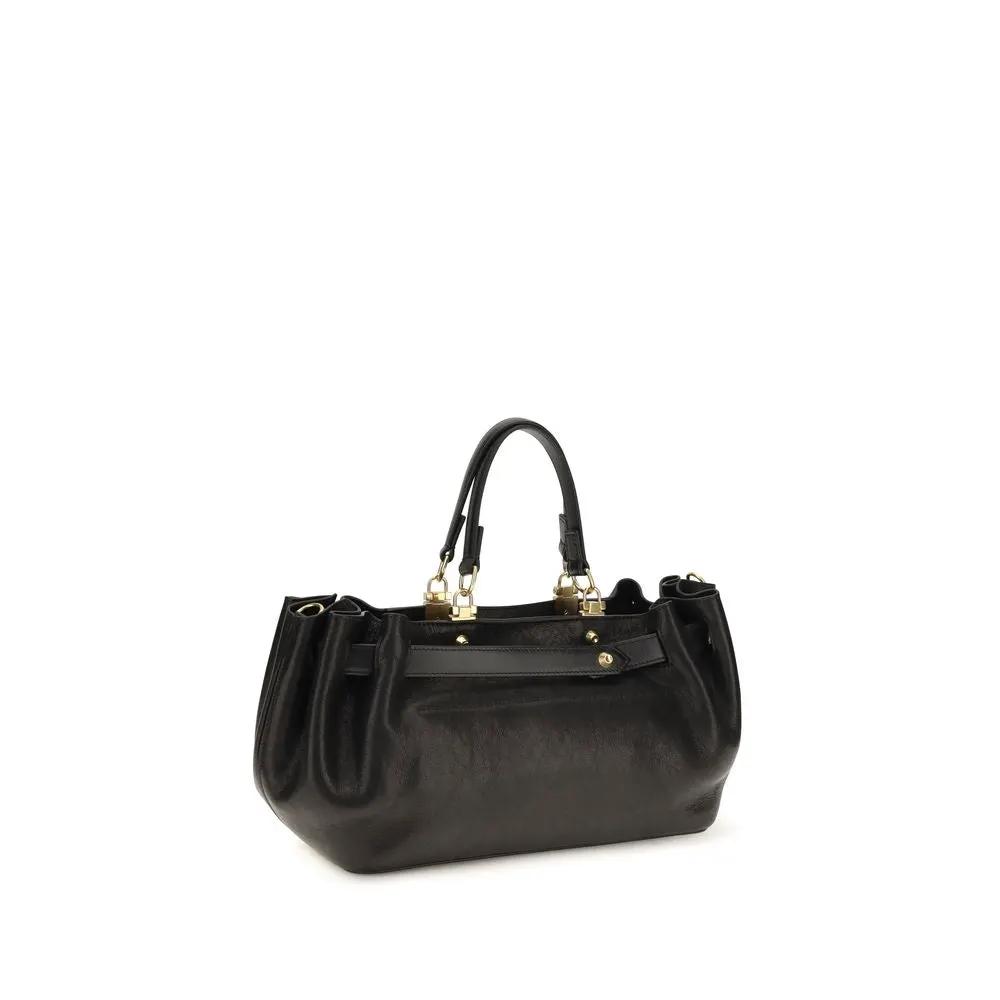 Balenciaga Balenciaga Black Calf Leather Bos Taurus Shoulder Bag
