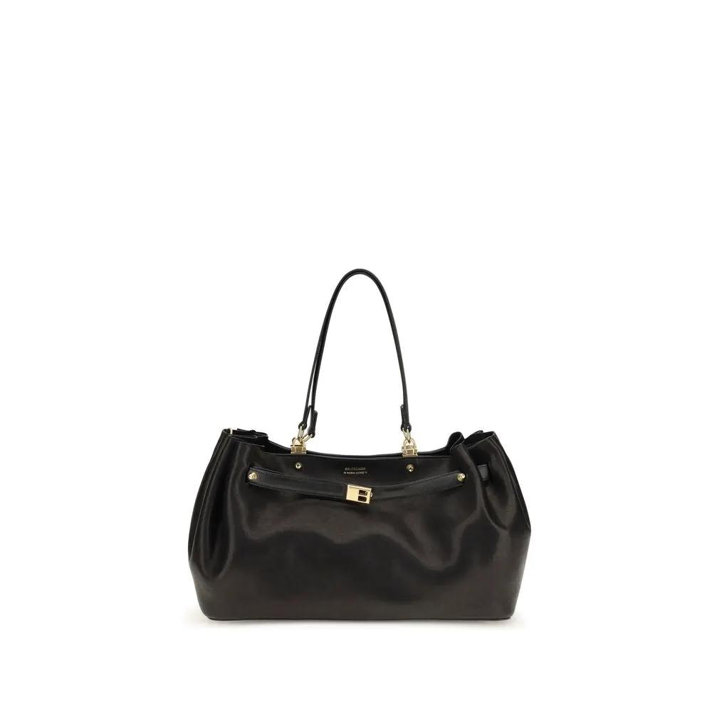 Balenciaga Balenciaga Black Calf Leather Bos Taurus Shoulder Bag