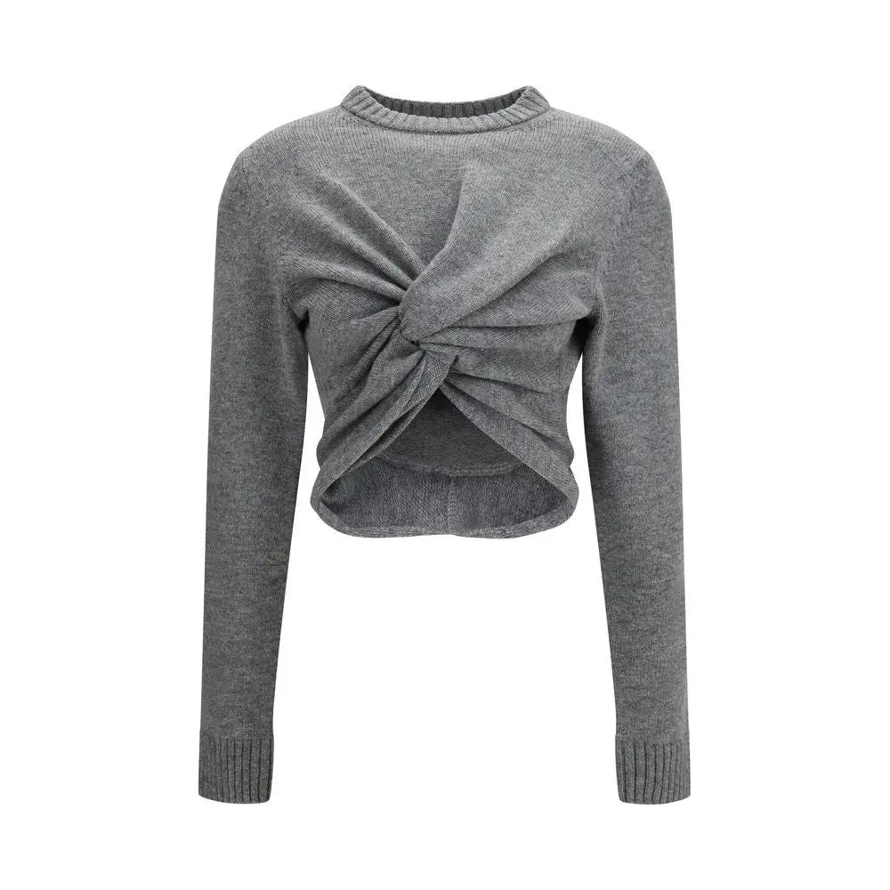 Balenciaga Gray Wool Oves Aries Sweatshirt