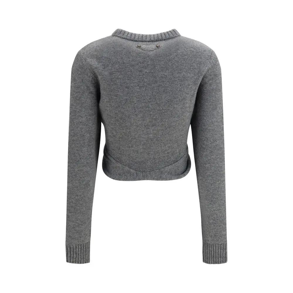 Balenciaga Gray Wool Oves Aries Sweatshirt