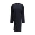Balenciaga Black Cotton Casual Dress