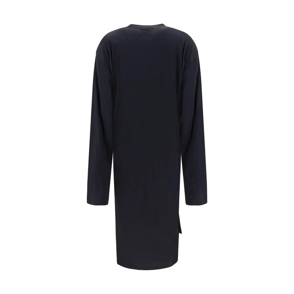 Balenciaga Black Cotton Casual Dress