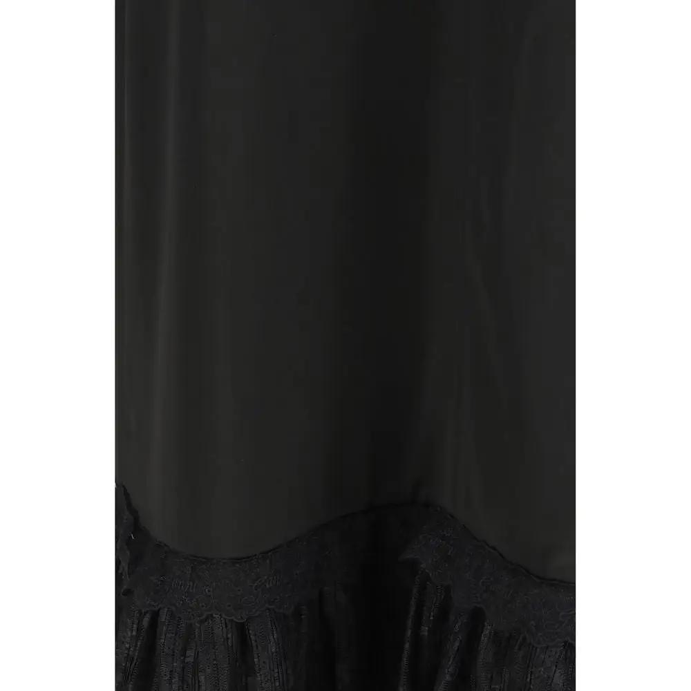 Ganni Black Acetate Casual Dress