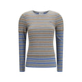 Ganni Gray Cotton Long Sleeve T-Shirt