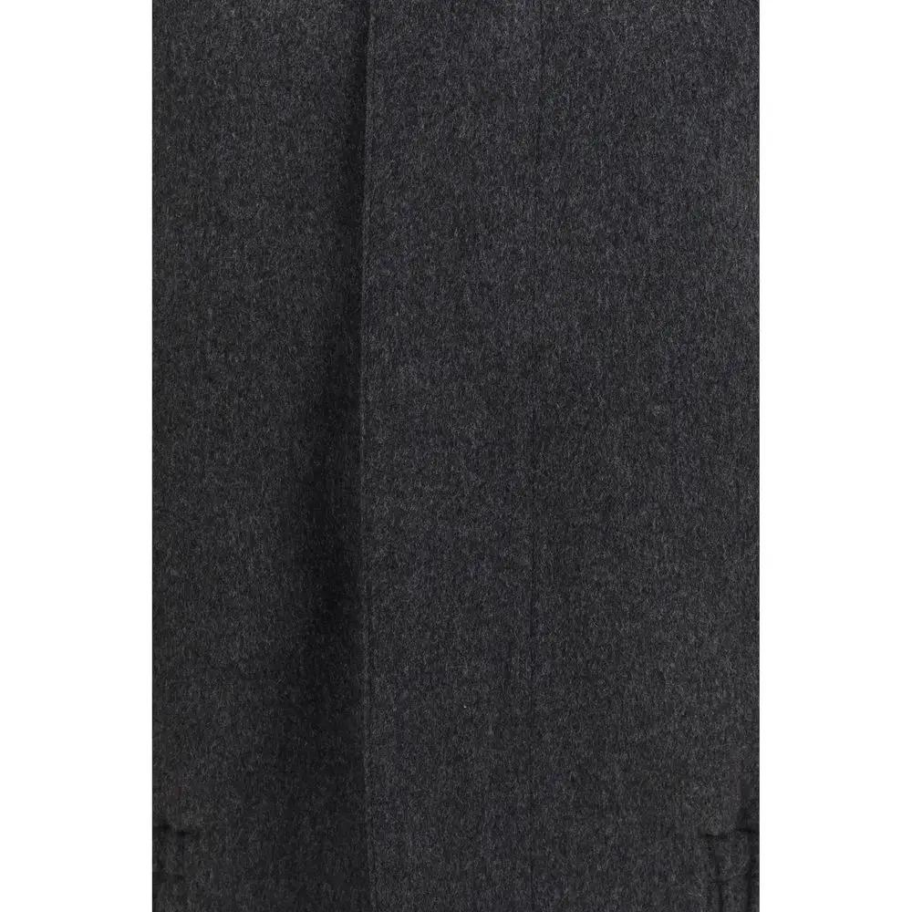Lardini Gray Wool Oves Aries Bomber
