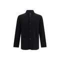Lardini Lardini Black Wool Oves Aries Full-Length Jacket