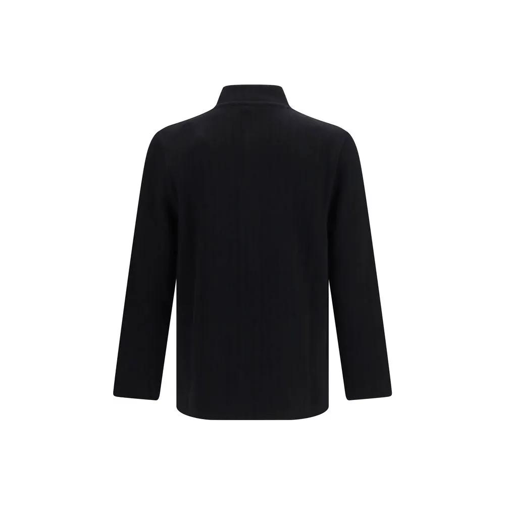 Lardini Lardini Black Wool Oves Aries Full-Length Jacket