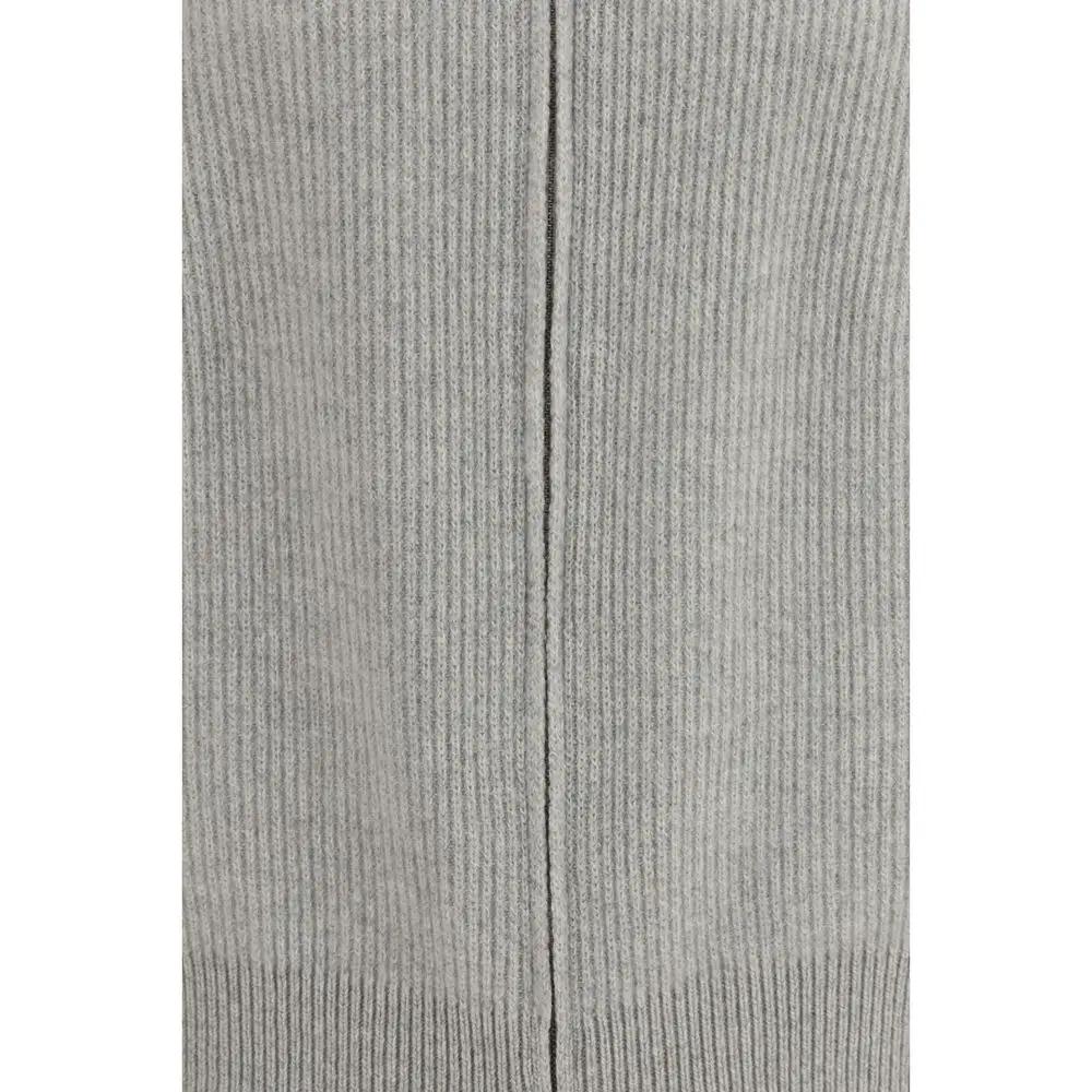 Lardini Gray Wool Oves Aries Sweatshirt