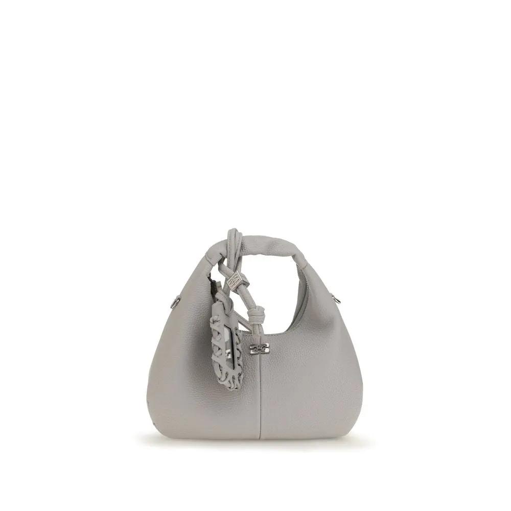 Ganni Ganni Gray Polyester Shoulder Bag