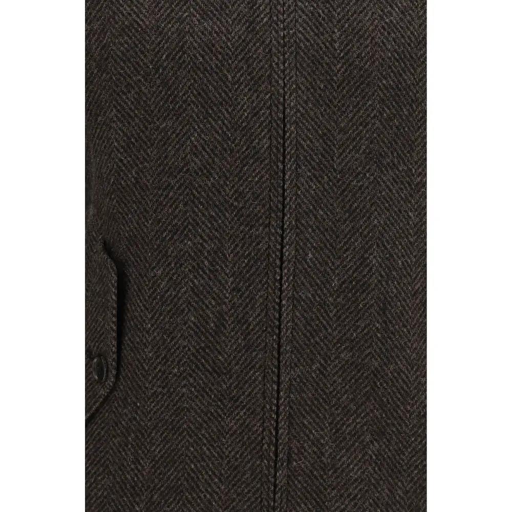 Baracuta Baracuta Brown Viscose Biker Jacket