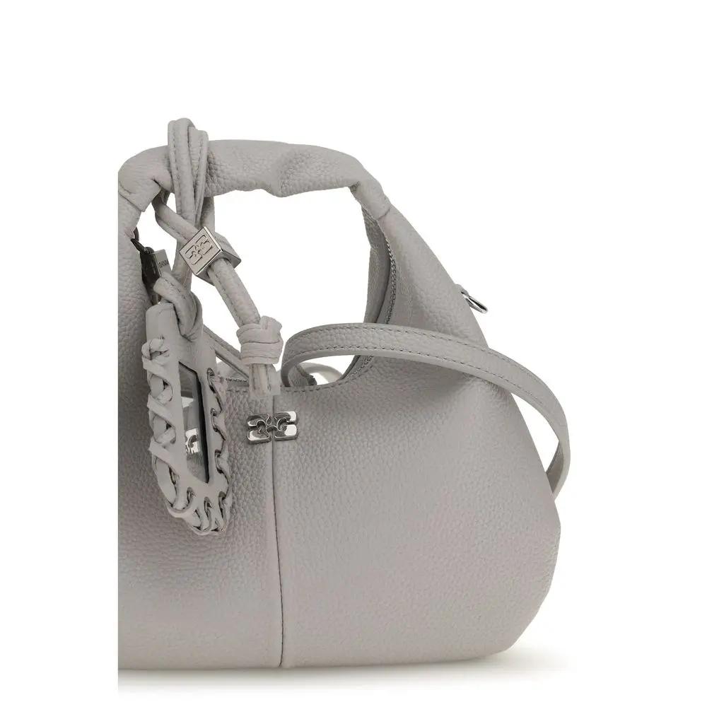 Ganni Ganni Gray Polyester Shoulder Bag