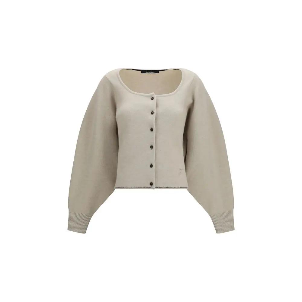 Jacquemus Jacquemus Beige Wool Oves Aries Cardigan