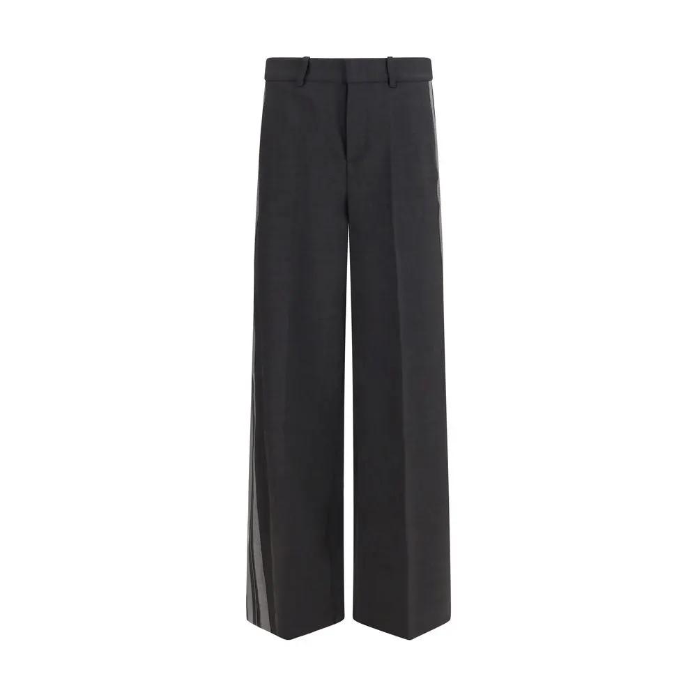 P.A.R.O.S.H. Gray Wool Oves Aries Casual Pants