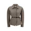 P.A.R.O.S.H. Beige Wool Oves Aries Blazer