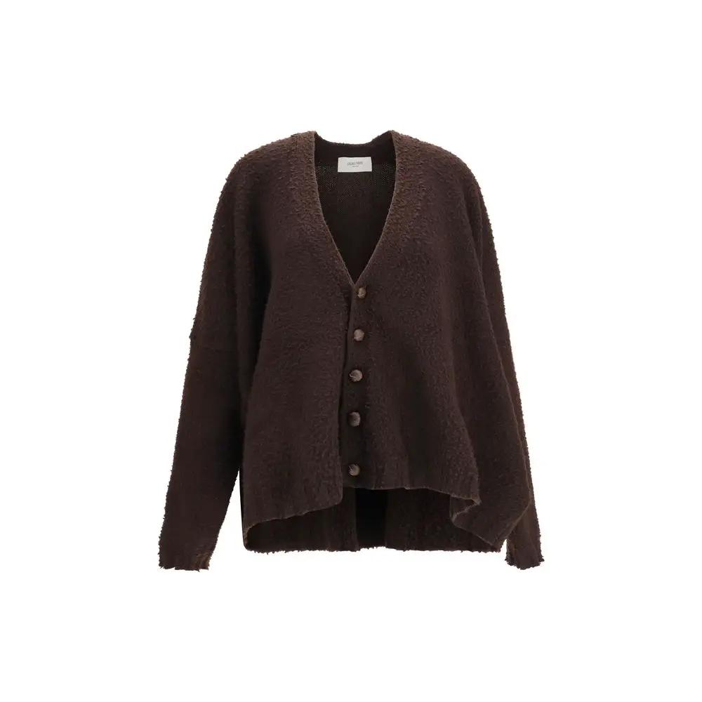 Golden Goose Brown Wool Oves Aries Cardigan
