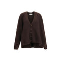 Golden Goose Brown Wool Oves Aries Cardigan