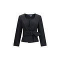 Jacquemus Black Wool Oves Aries Full-Length Jacket