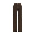 Jacob Cohen Brown Cotton Straight-Leg Jeans