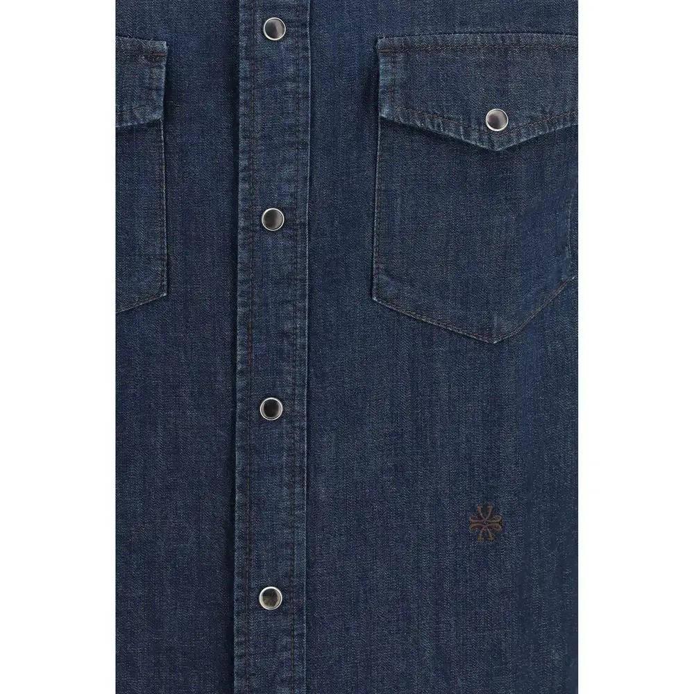 Jacob Cohen Blue Denim Shirt