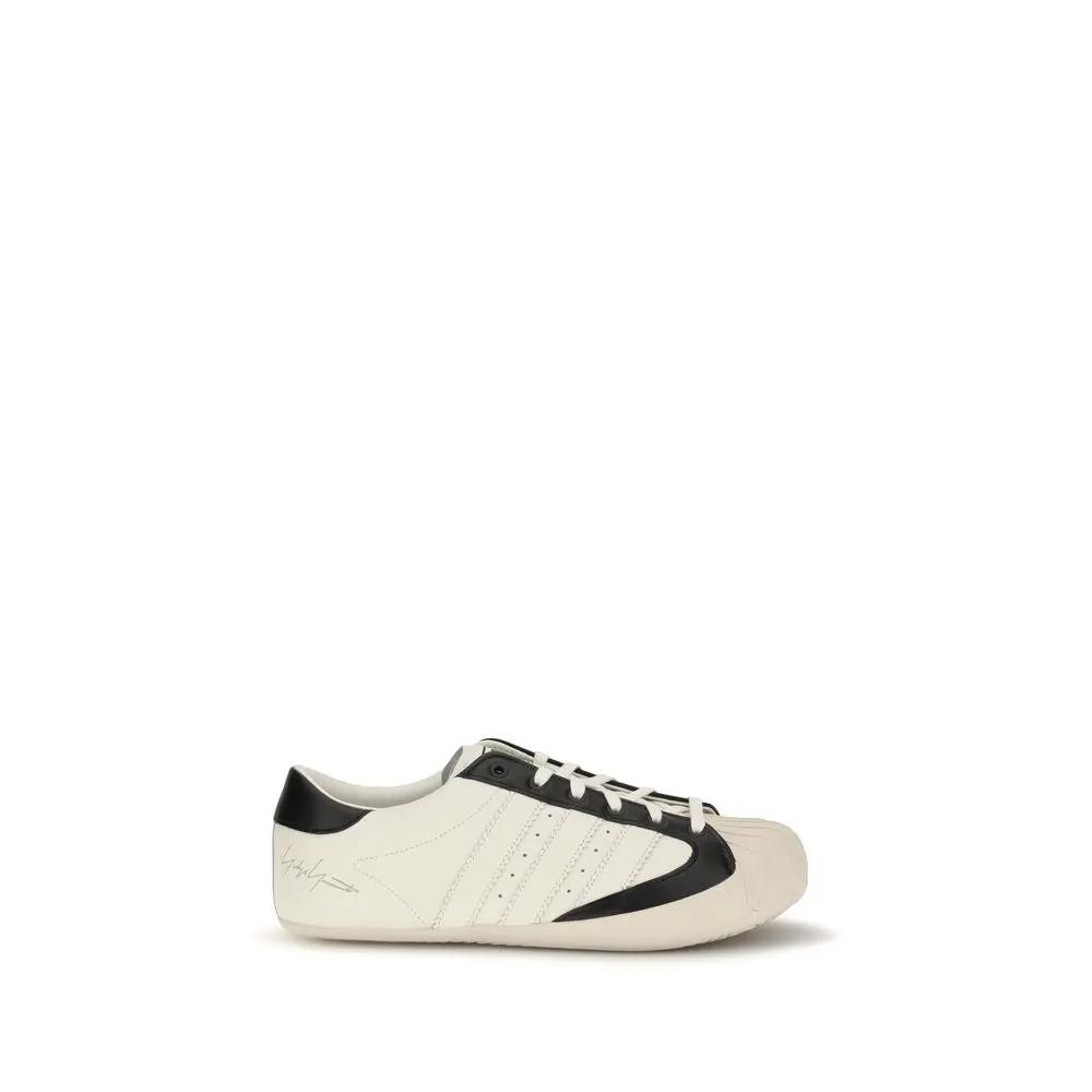 Y-3 Y-3 White Calf Leather Bos Taurus Low Top Sneakers