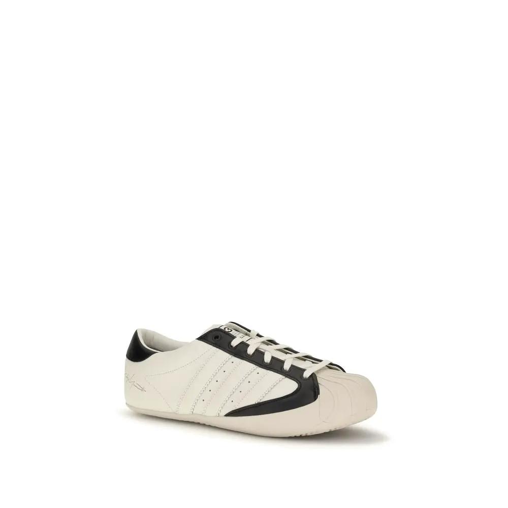 Y-3 Y-3 White Calf Leather Bos Taurus Low Top Sneakers