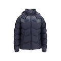 Moncler Blue Goose Down Full-Length Jacket
