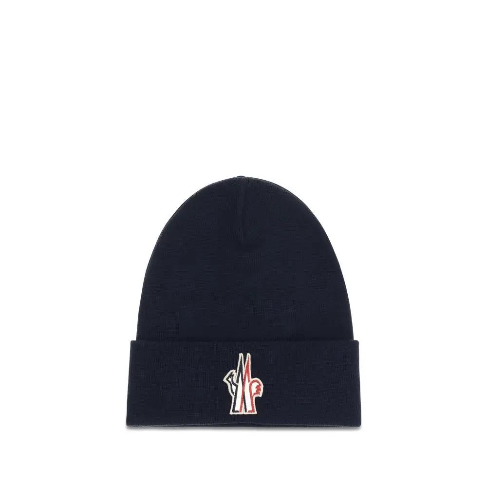 Moncler Grenoble Moncler Grenoble Blue Wool Oves Aries Beanie