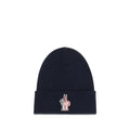 Moncler Grenoble Moncler Grenoble Blue Wool Oves Aries Beanie