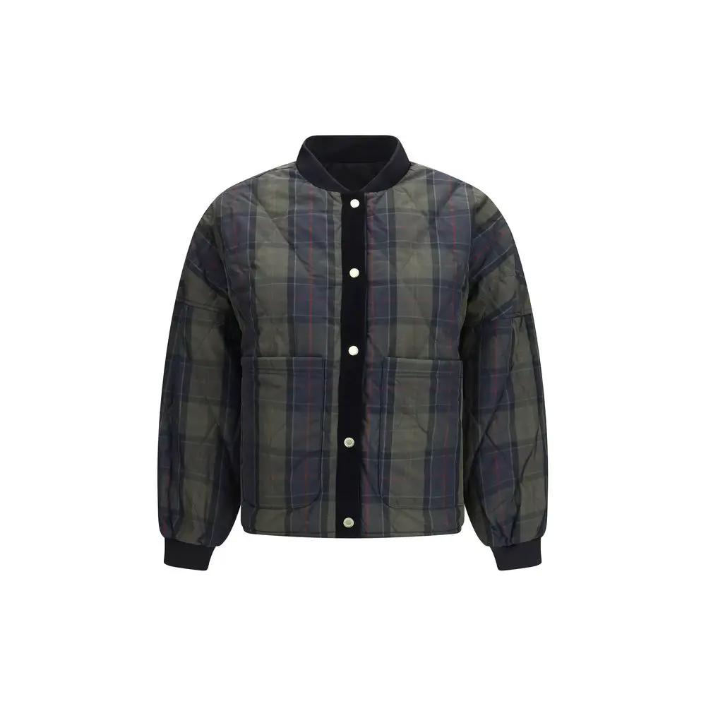 Barbour Black Polyester Bomber