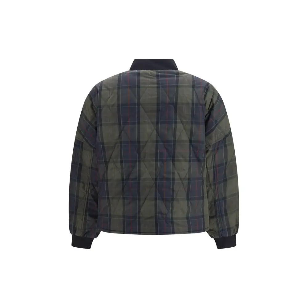 Barbour Black Polyester Bomber