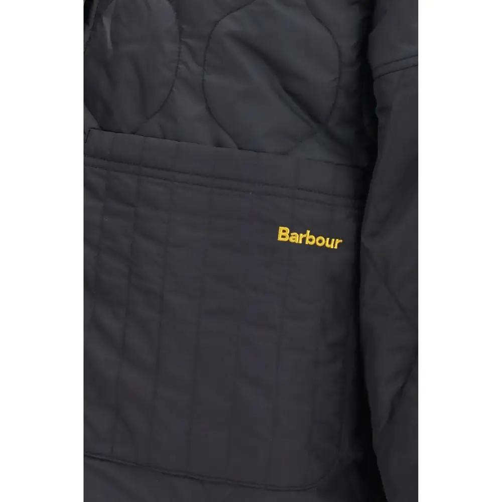 Barbour Black Polyester Bomber