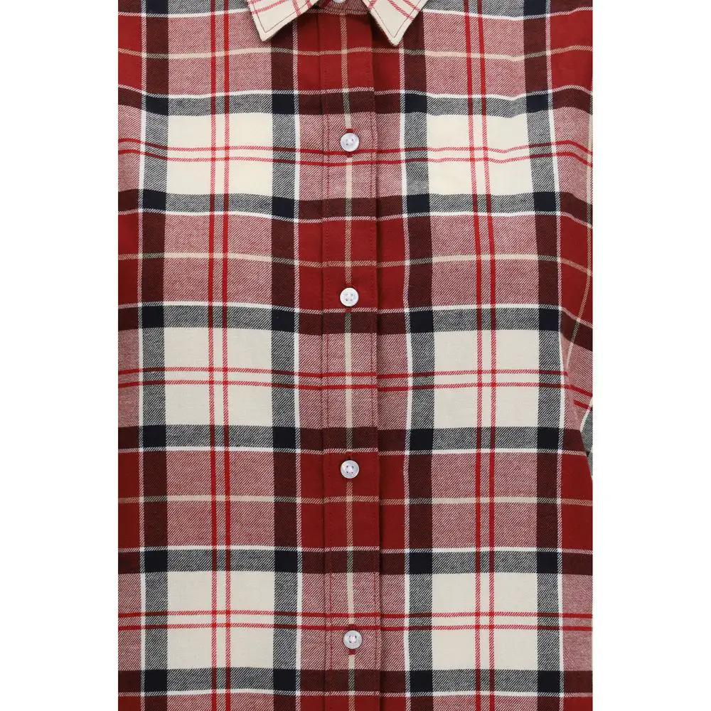 Barbour Red Cotton Pattern Shirt