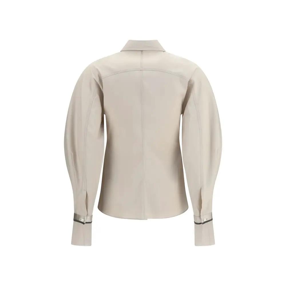 Brunello Cucinelli Brunello Cucinelli Beige Cotton Shirt