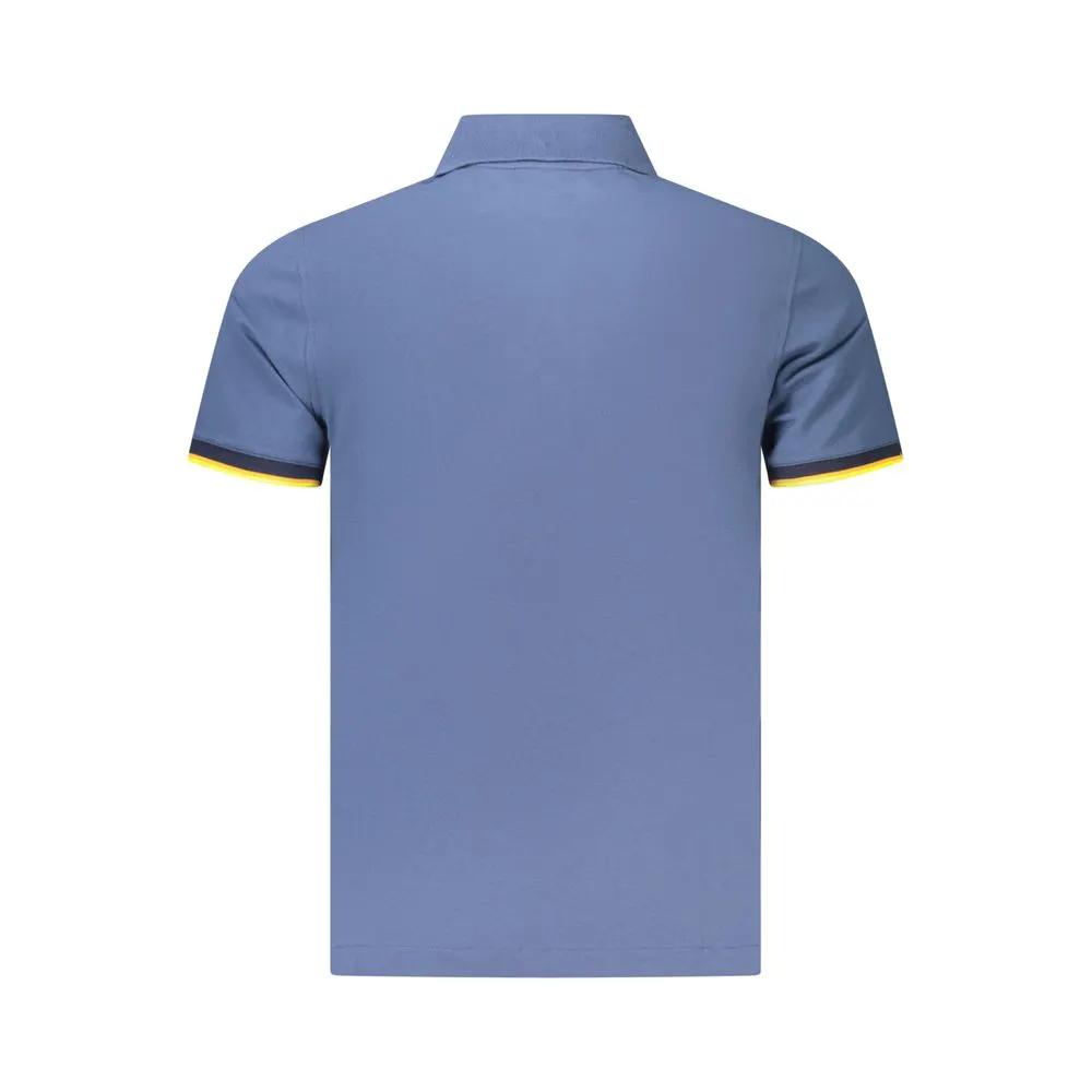 K-WAY Blue Cotton Men's Polo Shirt
