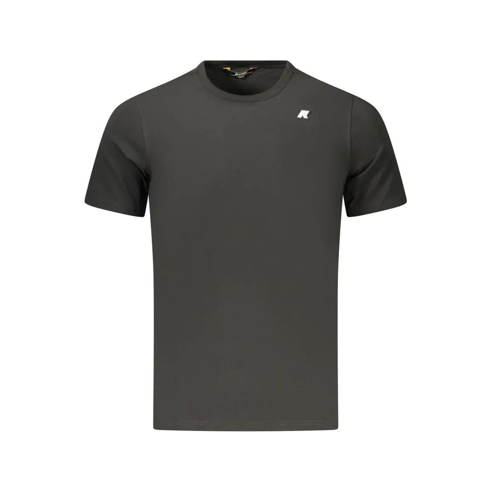 K-WAY Black Cotton Men's T-Shirt