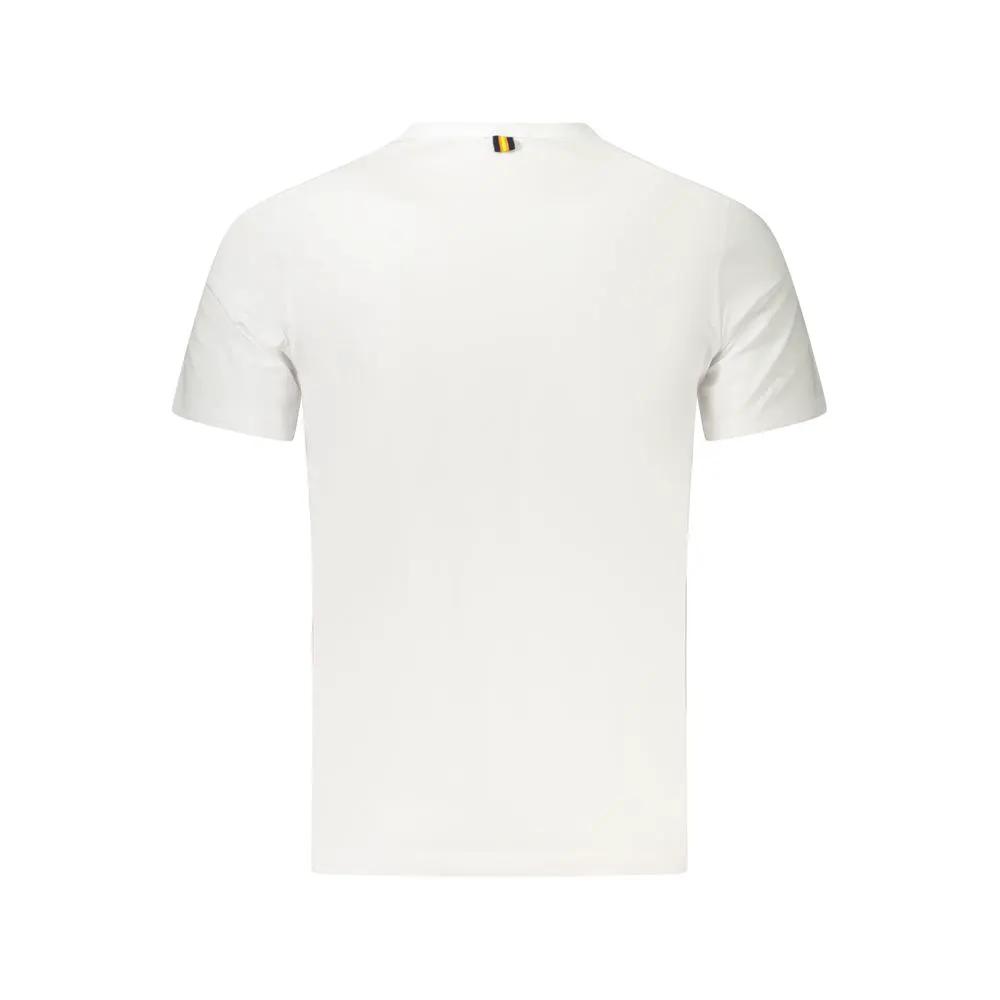 K-WAY White Cotton Men's T-Shirt