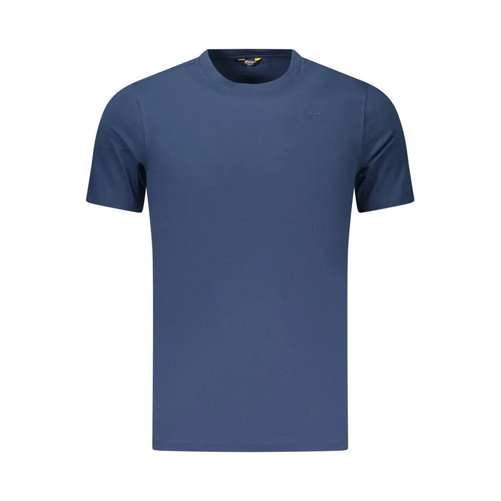 K-WAY Blue Cotton Men's T-Shirt