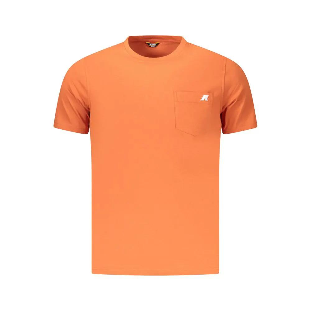 K-WAY K-WAY Orange Cotton Men's T-Shirt