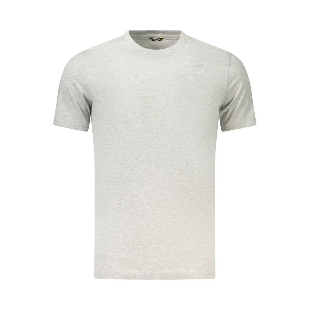 K-WAY K-WAY Gray Cotton Men's T-Shirt