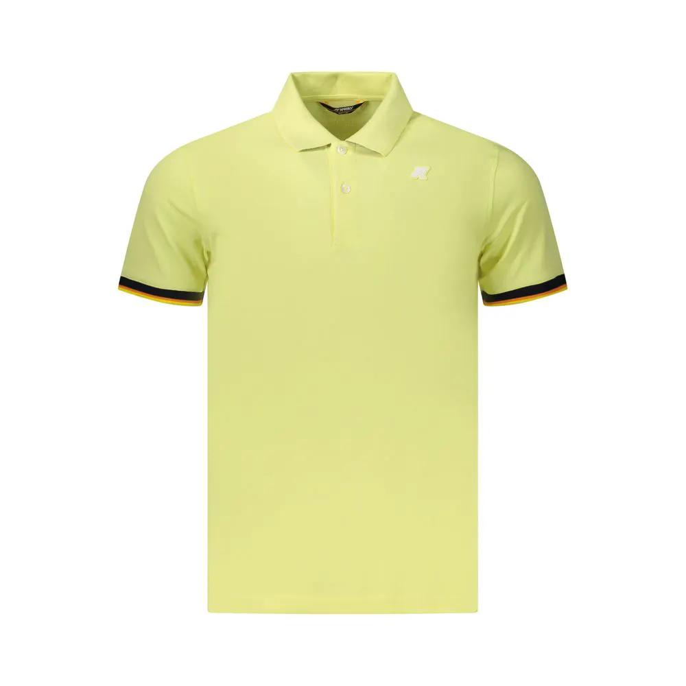 K-WAY Giallo Cotton Mens Polo