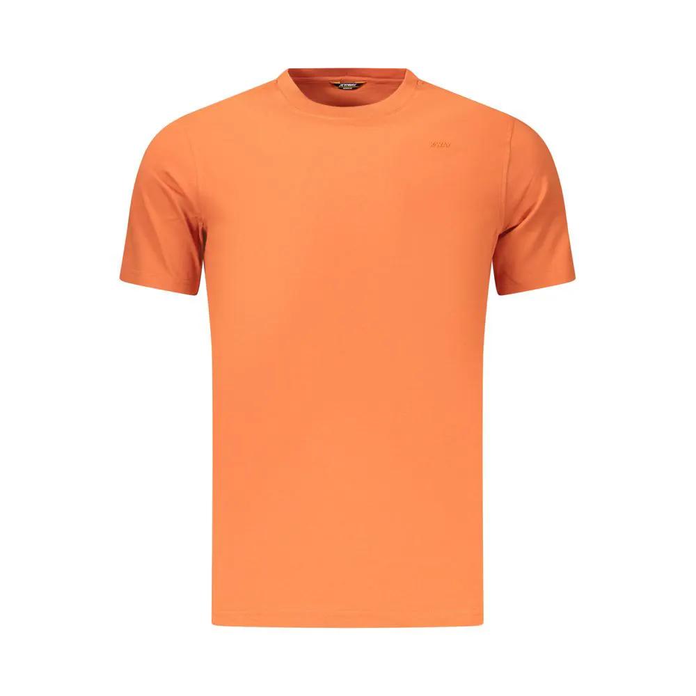 K-WAY K-WAY Orange Cotton Men T-Shirt