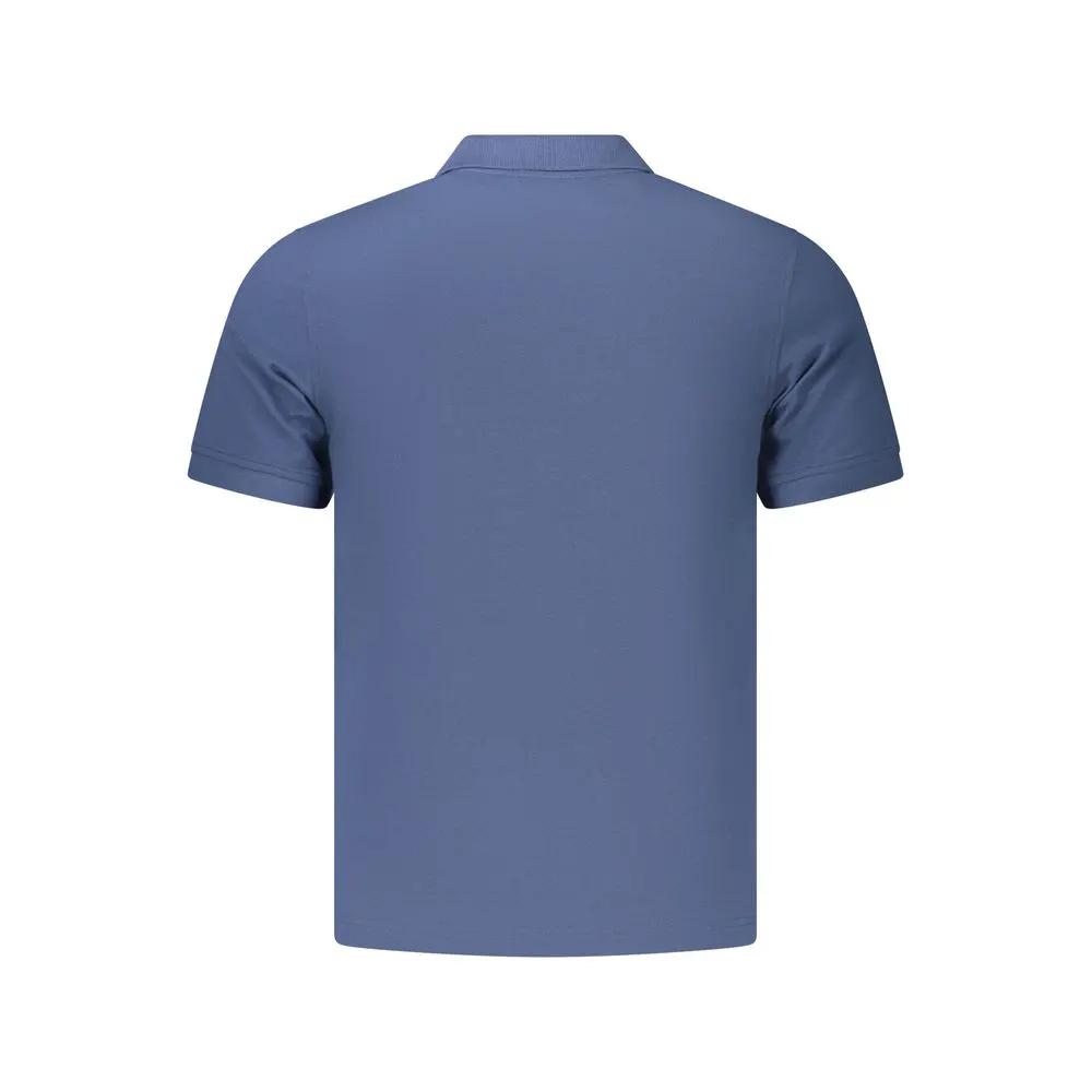 K-WAY Blue Cotton Men's Polo Shirt