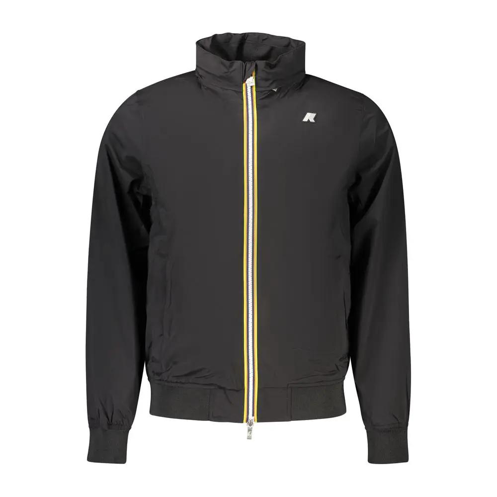 K-WAY K-WAY Black Nylon Men's Jacket