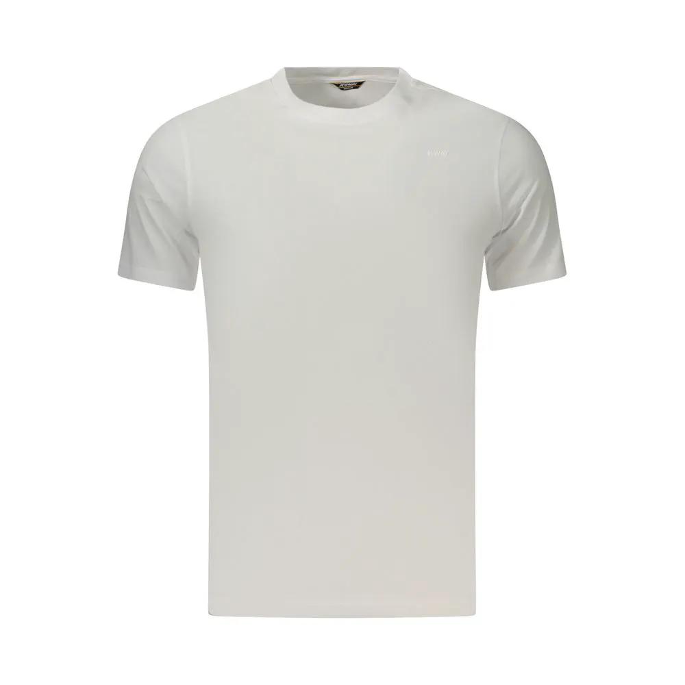 K-WAY K-WAY Bianco Cotton Men's T-Shirt
