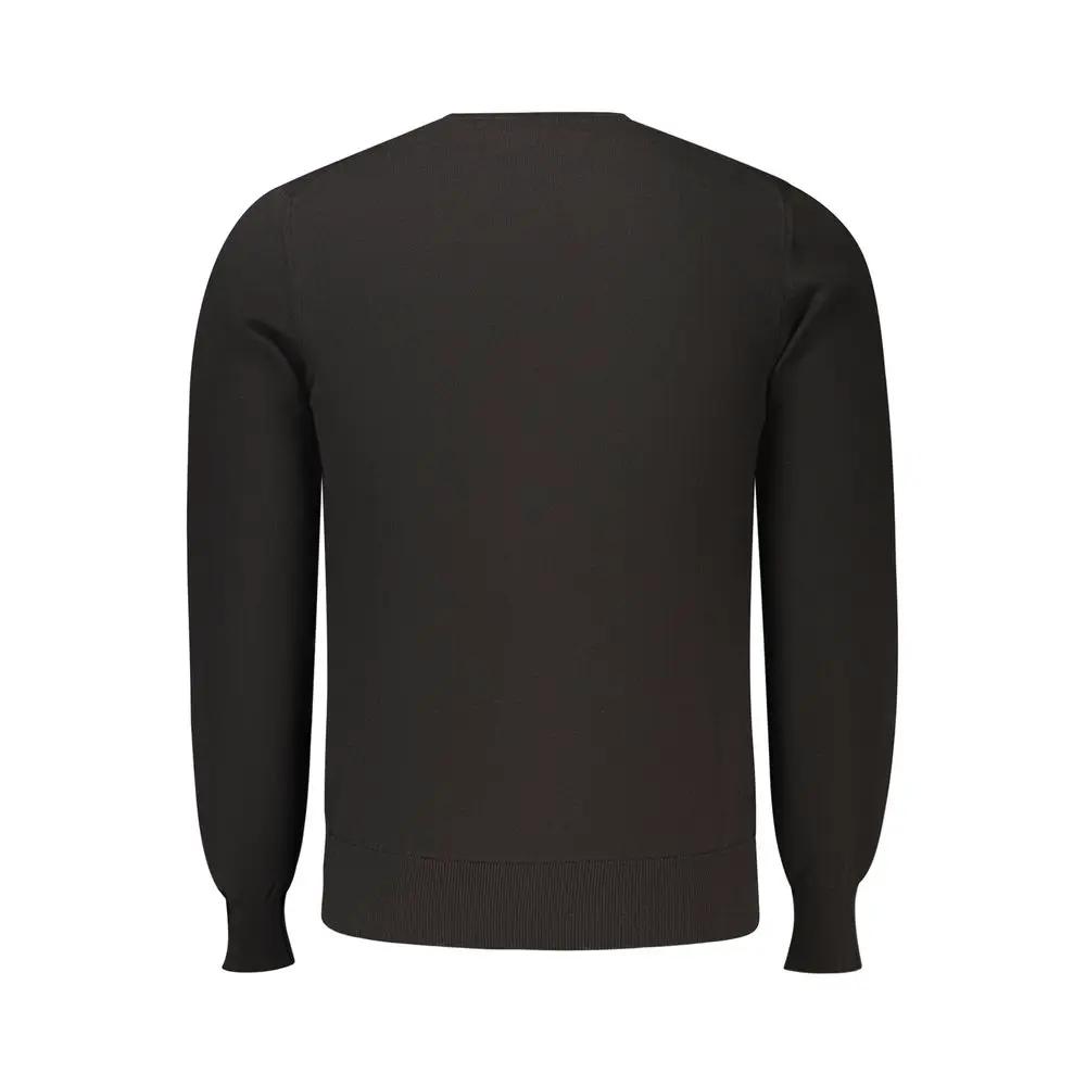 K-WAY Black Cotton Menswear Sweater