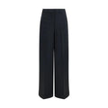Fabiana Filippi Black Acetate Casual Pants