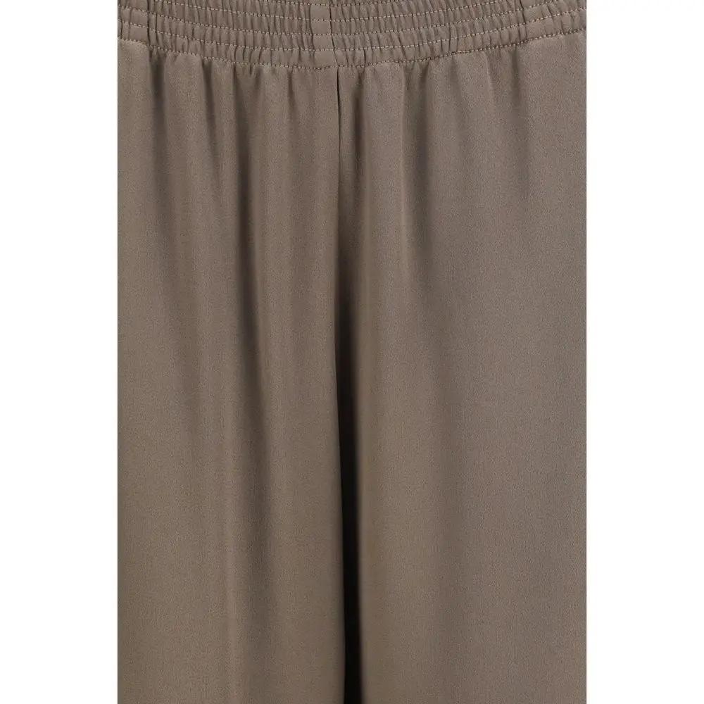 Fabiana Filippi Brown Viscose Casual Pants