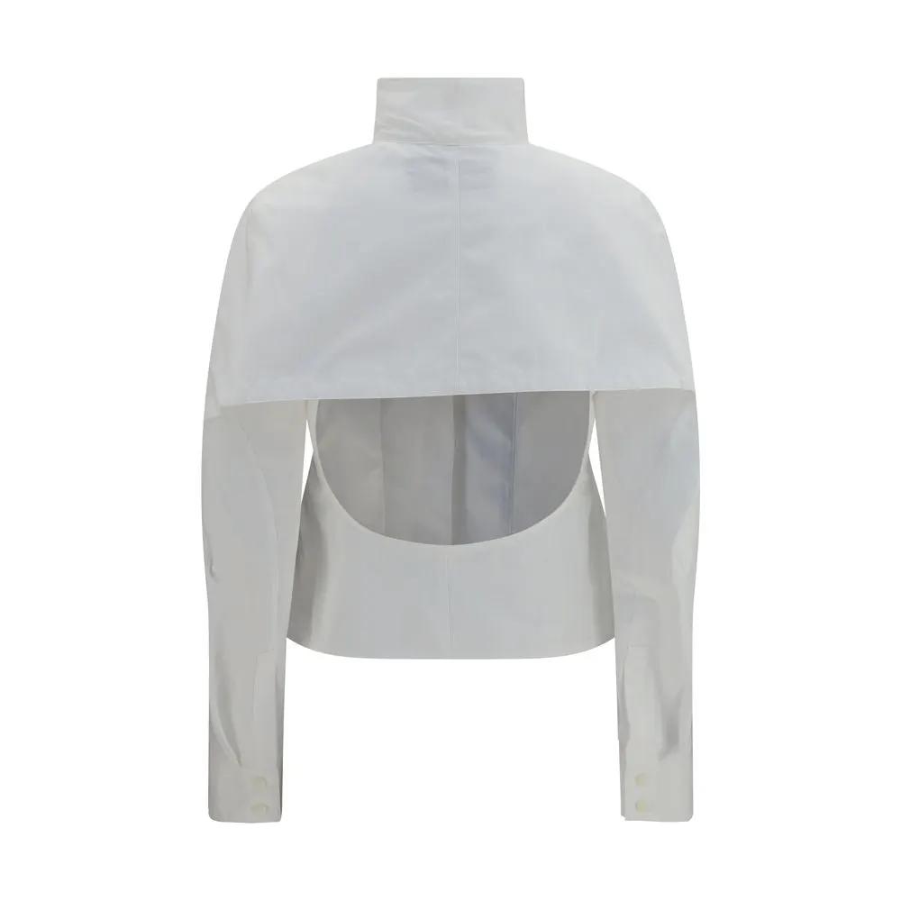 Jacquemus White Cotton Dress Shirt