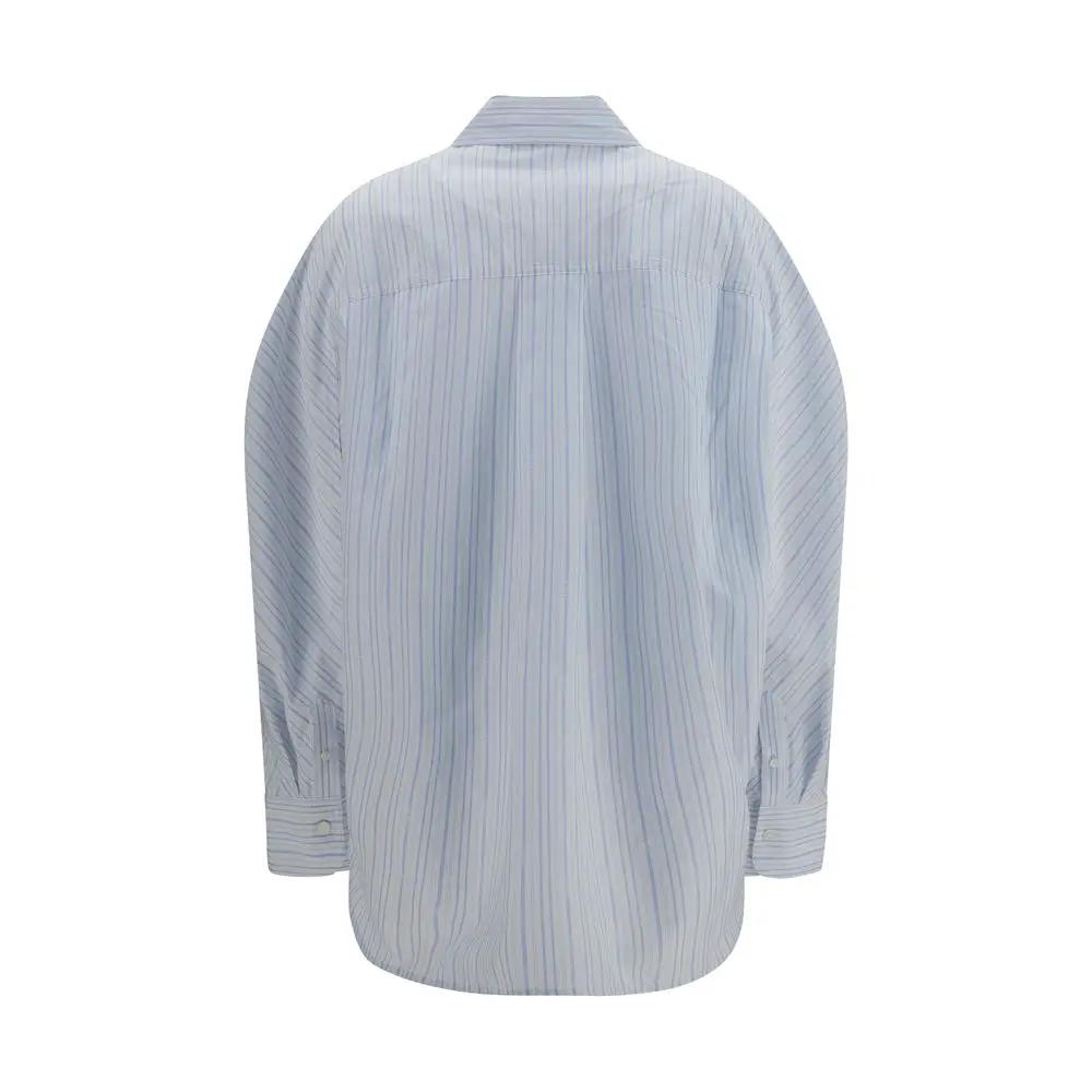 Jacquemus Blue Cotton Dress Shirt