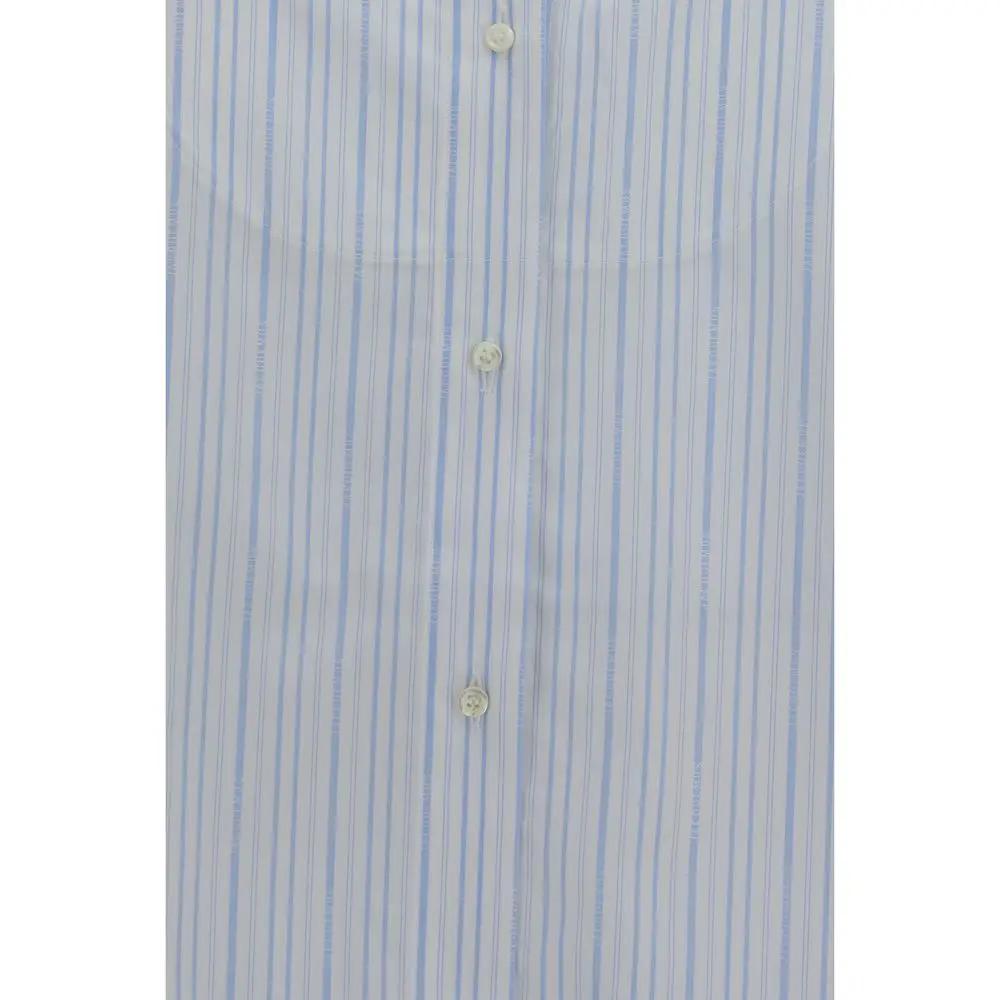 Jacquemus Blue Cotton Dress Shirt